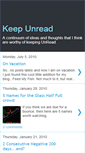 Mobile Screenshot of keepunread.blogspot.com