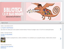 Tablet Screenshot of bibliotecablasinfante.blogspot.com