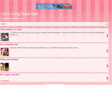 Tablet Screenshot of blackhairgrows.blogspot.com