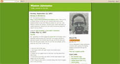 Desktop Screenshot of mission-admission.blogspot.com