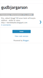 Mobile Screenshot of gudbjargarson.blogspot.com