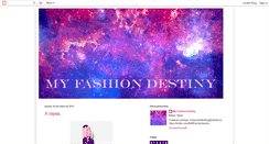 Desktop Screenshot of myfashiondestiny.blogspot.com