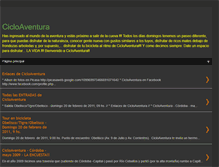 Tablet Screenshot of cicloaventurate.blogspot.com