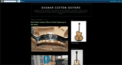 Desktop Screenshot of dagmarcustomguitars.blogspot.com