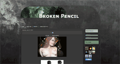 Desktop Screenshot of brokemypencil.blogspot.com