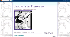 Desktop Screenshot of peripateticdesigner.blogspot.com