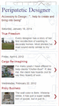 Mobile Screenshot of peripateticdesigner.blogspot.com