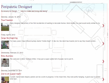 Tablet Screenshot of peripateticdesigner.blogspot.com