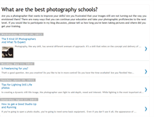 Tablet Screenshot of bestphotographyschools.blogspot.com