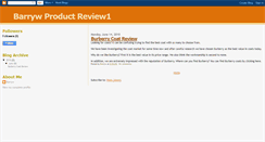 Desktop Screenshot of barryw-product-review1.blogspot.com
