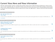 Tablet Screenshot of current-vioxx-news.blogspot.com