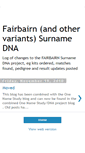 Mobile Screenshot of fairbairndna.blogspot.com