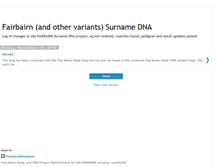 Tablet Screenshot of fairbairndna.blogspot.com