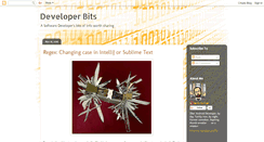 Desktop Screenshot of developerbits.blogspot.com