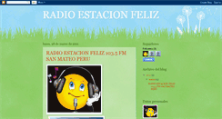 Desktop Screenshot of estacionfeliz.blogspot.com
