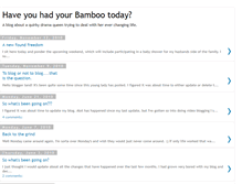Tablet Screenshot of dailybamboo.blogspot.com