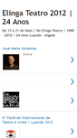 Mobile Screenshot of elingateatro.blogspot.com