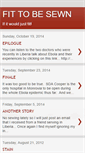Mobile Screenshot of fittobesewn.blogspot.com