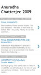 Mobile Screenshot of anuradhachatterjee-arch1201-2009.blogspot.com