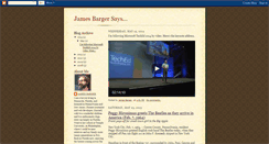 Desktop Screenshot of jamesbarger.blogspot.com