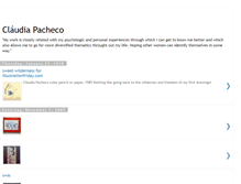 Tablet Screenshot of claudia-pacheco.blogspot.com