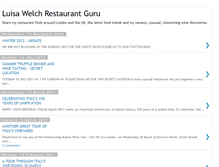 Tablet Screenshot of luisawelchrestaurantguru.blogspot.com