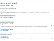 Tablet Screenshot of mens-sexual-health.blogspot.com