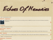 Tablet Screenshot of echoesmemories.blogspot.com