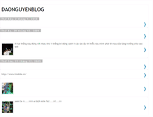 Tablet Screenshot of daonguyenblog.blogspot.com