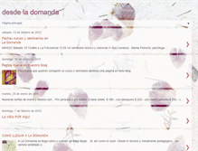 Tablet Screenshot of desdeladomanda.blogspot.com