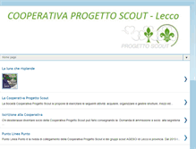 Tablet Screenshot of cooperativascoutlecco.blogspot.com