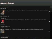 Tablet Screenshot of amandacarder.blogspot.com