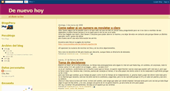 Desktop Screenshot of denuevohoy.blogspot.com