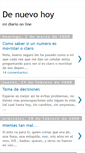 Mobile Screenshot of denuevohoy.blogspot.com