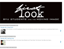 Tablet Screenshot of byufirstlook.blogspot.com
