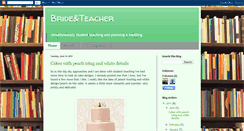 Desktop Screenshot of brideandteacher.blogspot.com