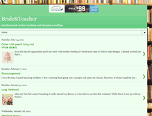 Tablet Screenshot of brideandteacher.blogspot.com