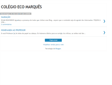 Tablet Screenshot of colegioecomarquesminhaescola.blogspot.com