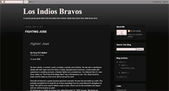 Desktop Screenshot of losindiosbravos.blogspot.com