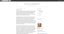 Desktop Screenshot of moviecomments.blogspot.com