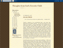 Tablet Screenshot of godsfavoritechildspeaks.blogspot.com