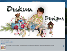 Tablet Screenshot of dukuudesigns.blogspot.com