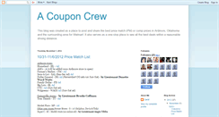 Desktop Screenshot of acouponcrew.blogspot.com