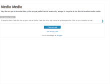 Tablet Screenshot of mediomedio.blogspot.com