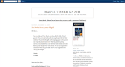 Desktop Screenshot of maevevisserknoth.blogspot.com