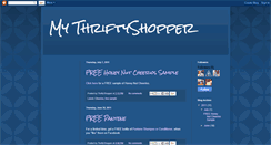 Desktop Screenshot of mythriftyshopper.blogspot.com