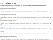 Tablet Screenshot of meucachorroavoa.blogspot.com