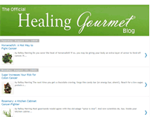 Tablet Screenshot of healinggourmet.blogspot.com