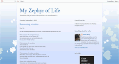 Desktop Screenshot of myzephyroflife.blogspot.com