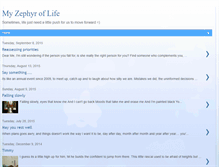 Tablet Screenshot of myzephyroflife.blogspot.com